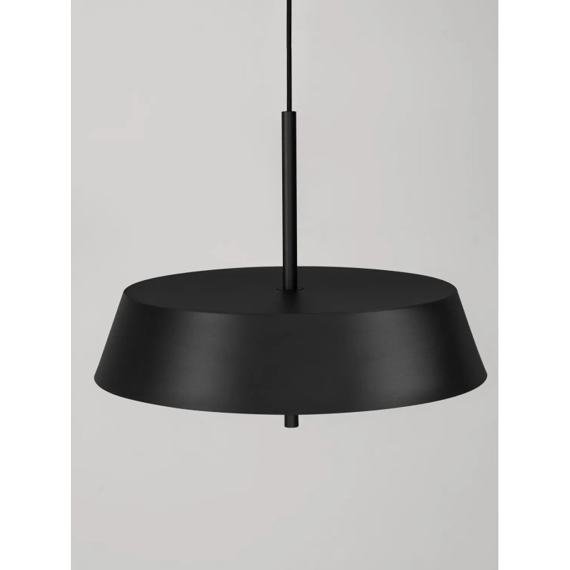 Lampa wisząca modern ze ściemniaczem triac Roggio 45cm LED 3000K czarna