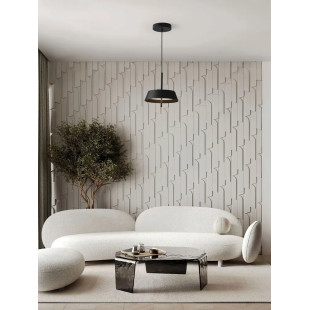 Lampa wisząca modern ze ściemniaczem triac Roggio 35cm LED 3000K czarna