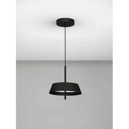 Lampa wisząca modern ze ściemniaczem triac Roggio 35cm LED 3000K czarna