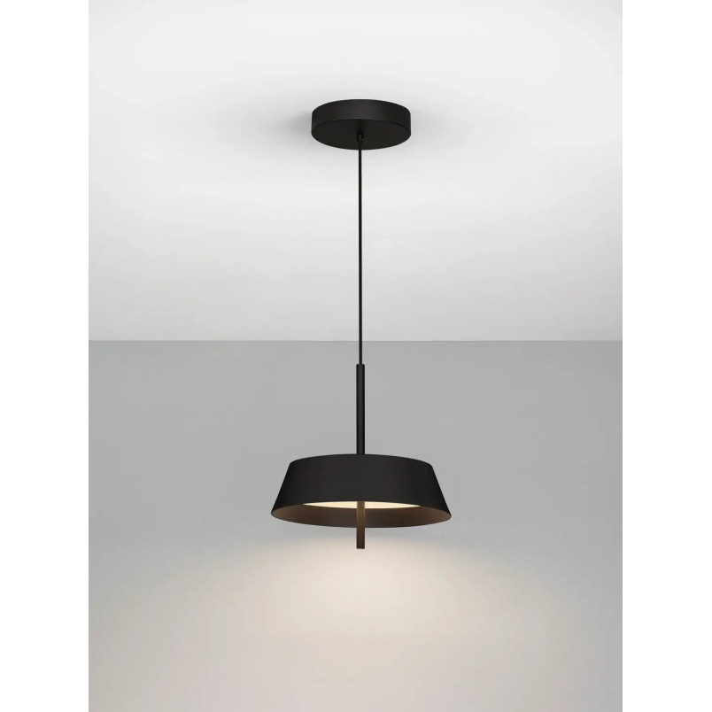 Lampa wisząca modern ze ściemniaczem triac Roggio 35cm LED 3000K czarna