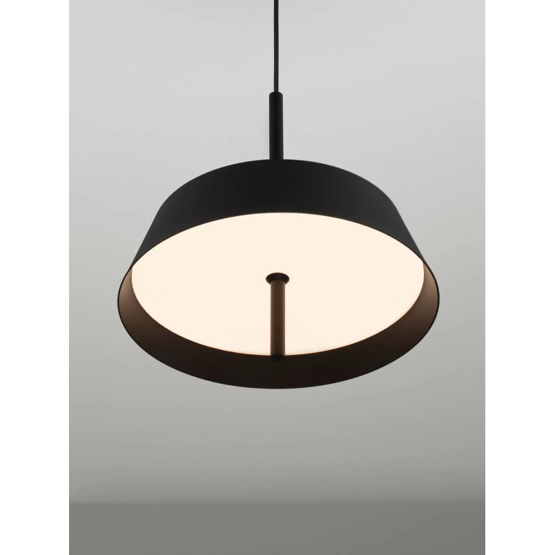 Lampa wisząca modern ze ściemniaczem triac Roggio 35cm LED 3000K czarna