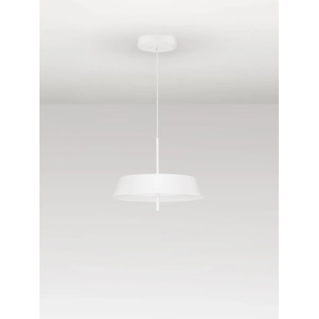 Lampa wisząca modern ze ściemniaczem triac Roggio 45cm LED 3000K biała