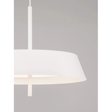 Lampa wisząca modern ze ściemniaczem triac Roggio 45cm LED 3000K biała