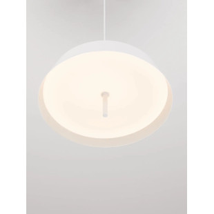 Lampa wisząca modern ze ściemniaczem triac Roggio 45cm LED 3000K biała