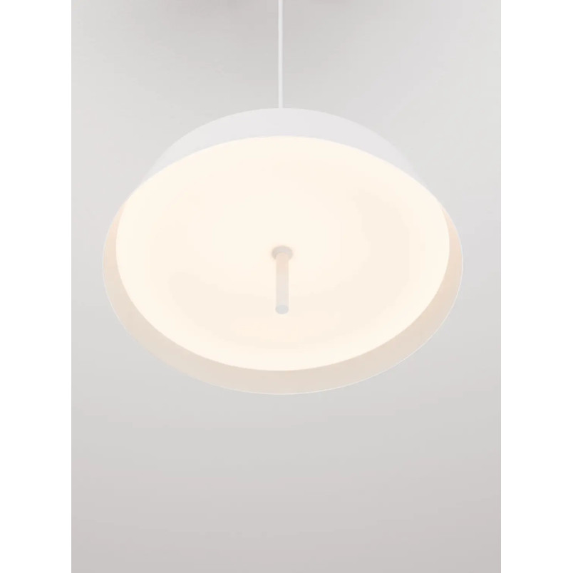 Lampa wisząca modern ze ściemniaczem triac Roggio 45cm LED 3000K biała