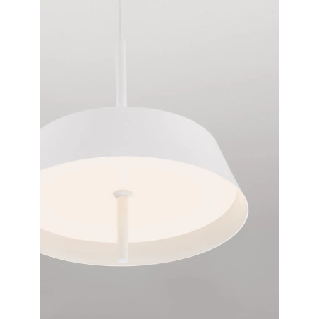 Lampa wisząca modern ze ściemniaczem triac Roggio 35cm LED 3000K biała