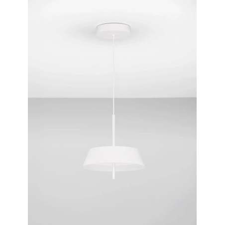 Lampa wisząca modern ze ściemniaczem triac Roggio 35cm LED 3000K biała