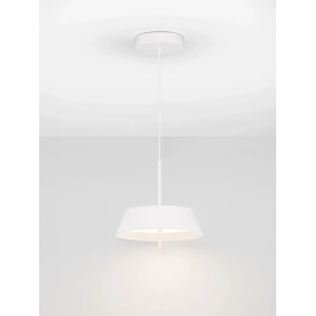 Lampa wisząca modern ze ściemniaczem triac Roggio 35cm LED 3000K biała