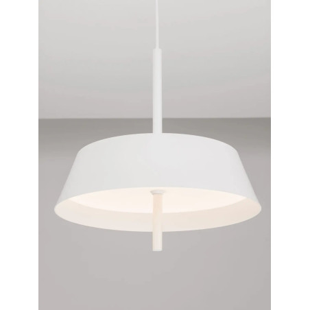 Lampa wisząca modern ze ściemniaczem triac Roggio 35cm LED 3000K biała