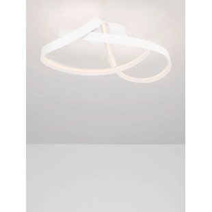 Plafon nowoczesny ze ściemniaczem Massa 60cm LED 2700-4000K biały