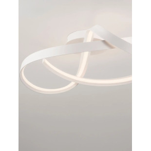 Plafon nowoczesny ze ściemniaczem Massa 60cm LED 2700-4000K biały