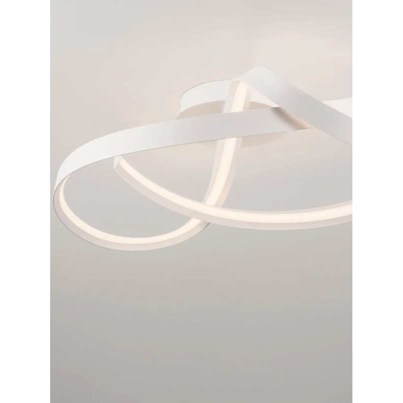 Plafon nowoczesny ze ściemniaczem Massa 60cm LED 2700-4000K biały