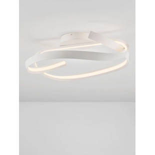 Plafon nowoczesny ze ściemniaczem Massa 60cm LED 2700-4000K biały