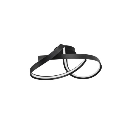 Plafon nowoczesny ze ściemniaczem Massa 60cm LED 2700-4000K czarny