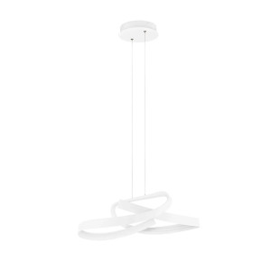 Lampa wisząca nowoczesna ze ściemniaczem Massa 60cm LED 2700-4000K biała