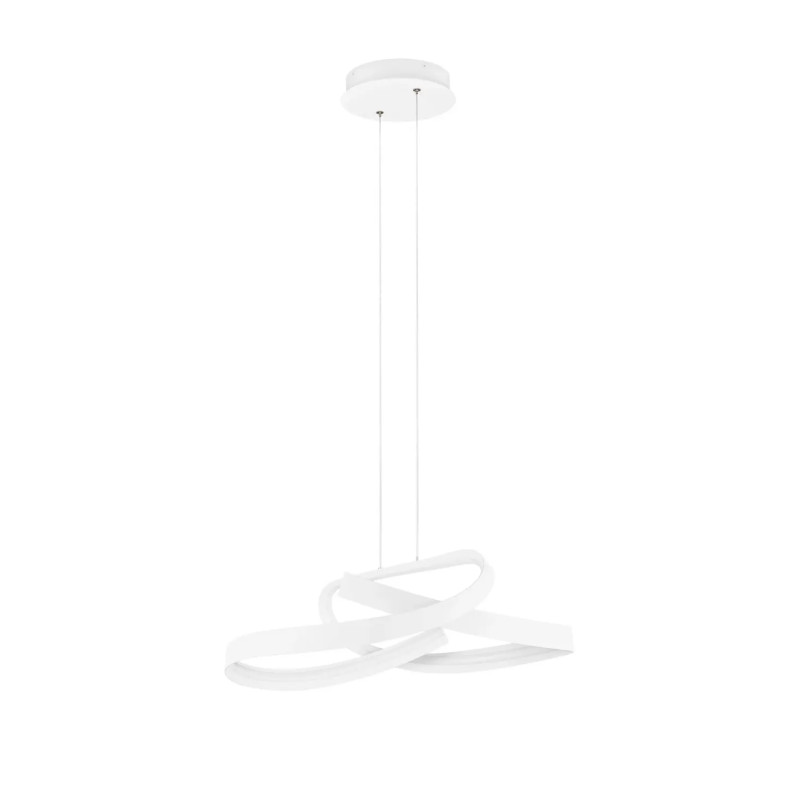 Lampa wisząca nowoczesna ze ściemniaczem Massa 60cm LED 2700-4000K biała