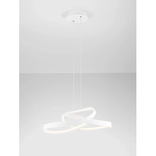 Lampa wisząca nowoczesna ze ściemniaczem Massa 60cm LED 2700-4000K biała