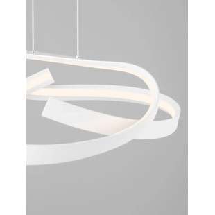 Lampa wisząca nowoczesna ze ściemniaczem Massa 60cm LED 2700-4000K biała