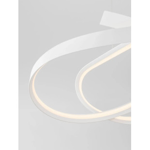 Lampa wisząca nowoczesna ze ściemniaczem Massa 60cm LED 2700-4000K biała