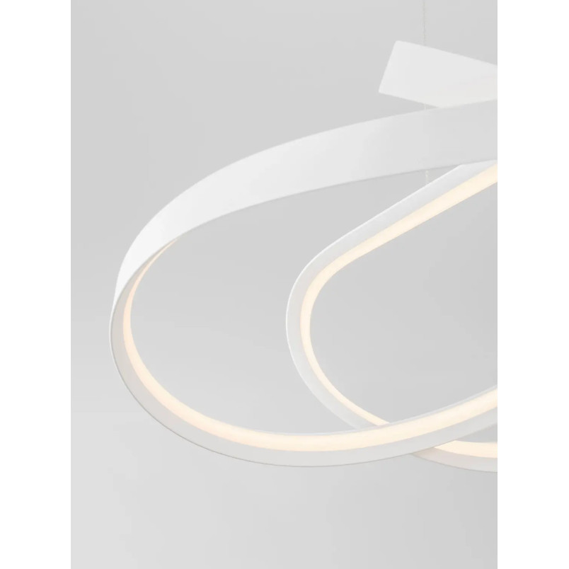 Lampa wisząca nowoczesna ze ściemniaczem Massa 60cm LED 2700-4000K biała