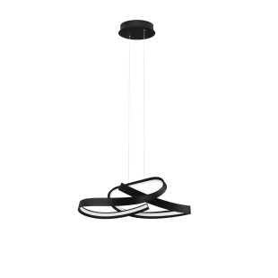 Lampa wisząca nowoczesna ze ściemniaczem Massa 60cm LED 2700-4000K czarna