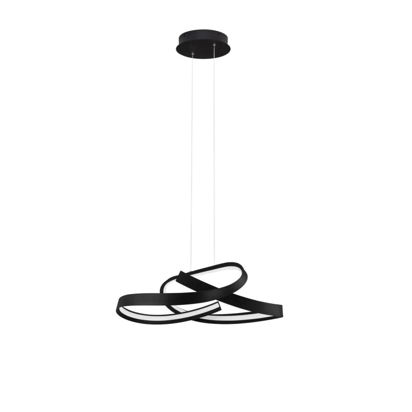 Lampa wisząca nowoczesna ze ściemniaczem Massa 60cm LED 2700-4000K czarna