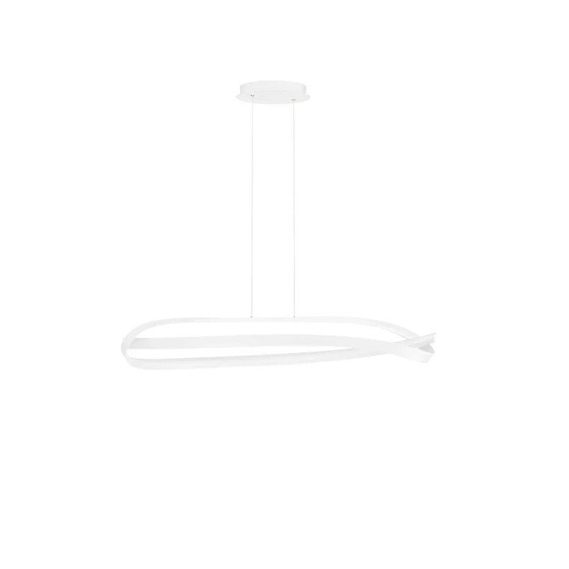 Lampa wisząca nowoczesna ze ściemniaczem Massa 110cm LED 2700-4000K biała