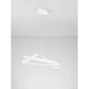 Lampa wisząca nowoczesna ze ściemniaczem Massa 110cm LED 2700-4000K biała