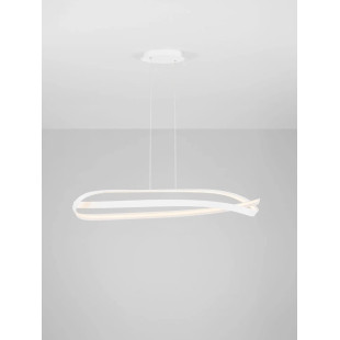 Lampa wisząca nowoczesna ze ściemniaczem Massa 110cm LED 2700-4000K biała
