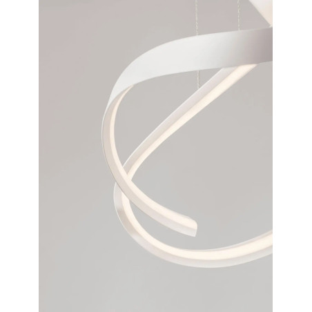 Lampa wisząca nowoczesna ze ściemniaczem Massa 110cm LED 2700-4000K biała