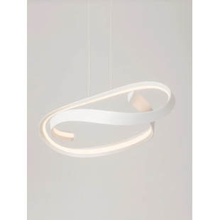 Lampa wisząca nowoczesna ze ściemniaczem Massa 110cm LED 2700-4000K biała