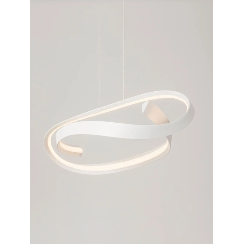 Lampa wisząca nowoczesna ze ściemniaczem Massa 110cm LED 2700-4000K biała