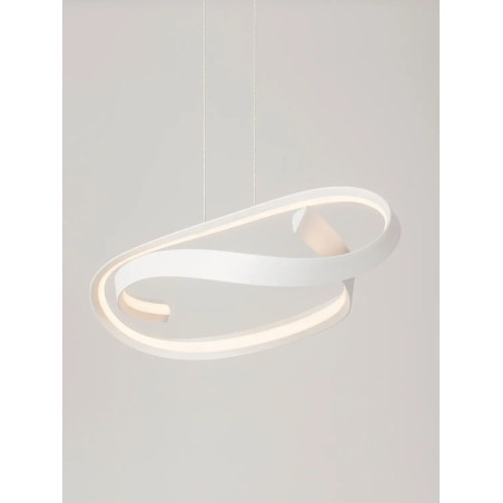 Lampa wisząca nowoczesna ze ściemniaczem Massa 110cm LED 2700-4000K biała