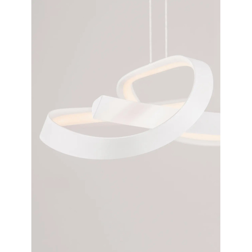 Lampa wisząca nowoczesna ze ściemniaczem Massa 110cm LED 2700-4000K biała