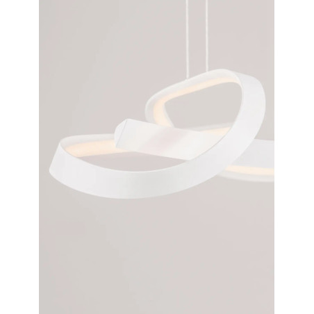 Lampa wisząca nowoczesna ze ściemniaczem Massa 110cm LED 2700-4000K biała