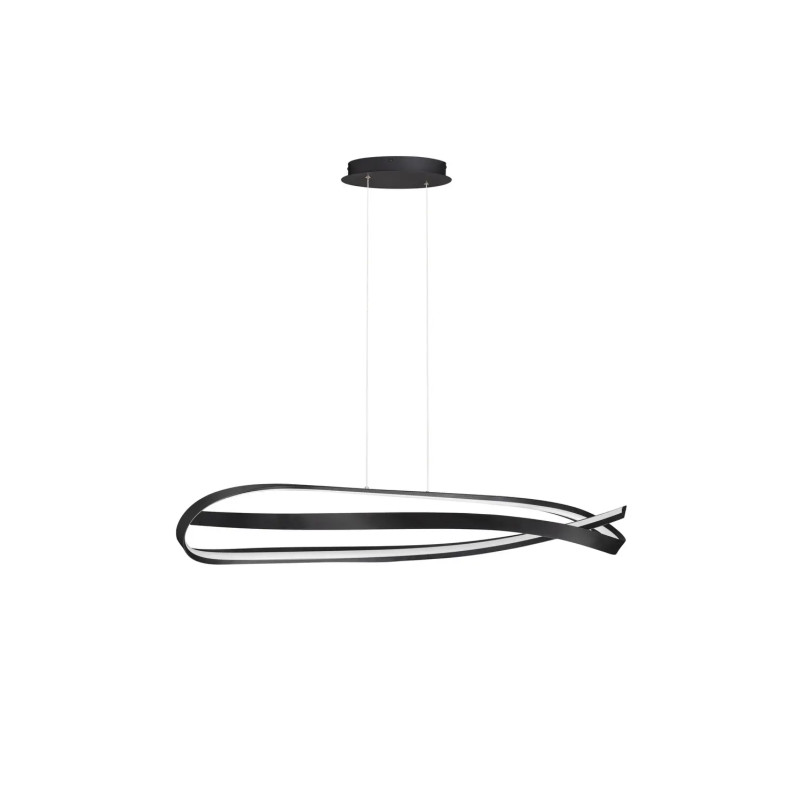 Lampa wisząca nowoczesna ze ściemniaczem Massa 110cm LED 2700-4000K czarna