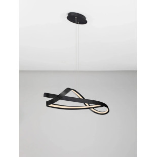 Lampa wisząca nowoczesna ze ściemniaczem Massa 110cm LED 2700-4000K czarna