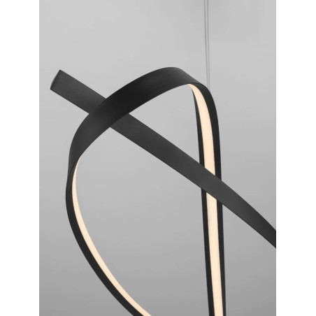 Lampa wisząca nowoczesna ze ściemniaczem Massa 110cm LED 2700-4000K czarna