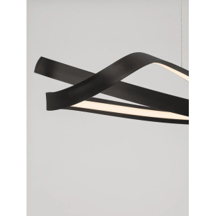 Lampa wisząca nowoczesna ze ściemniaczem Massa 110cm LED 2700-4000K czarna