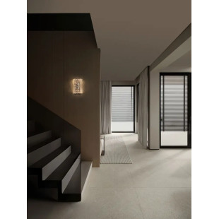 Kinkiet kryształowy Esaro H28cm LED 3500K chrom / przeźroczysty