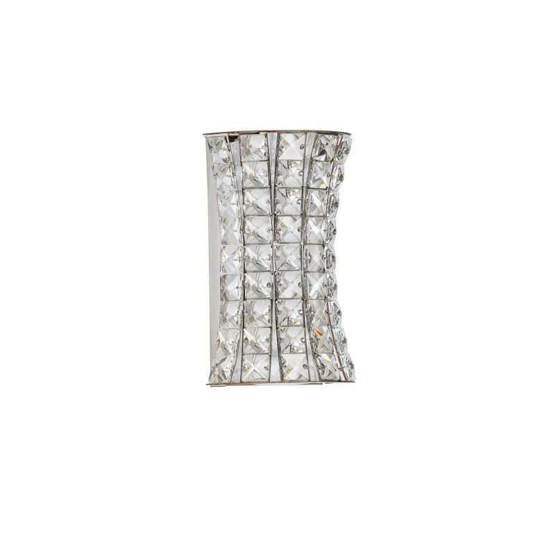 Kinkiet kryształowy Esaro H28cm LED 3500K chrom / przeźroczysty