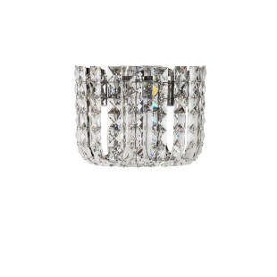 Kinkiet kryształowy Esaro H20cm LED 3500K chrom / przeźroczysty