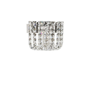 Kinkiet kryształowy Esaro H20cm LED 3500K chrom / przeźroczysty