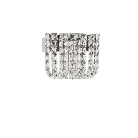 Kinkiet kryształowy Esaro H20cm LED 3500K chrom / przeźroczysty