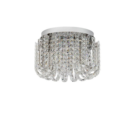 Plafon kryształowy - glamour Esaro II 50cm LED 3500K chrom / przeźroczysty