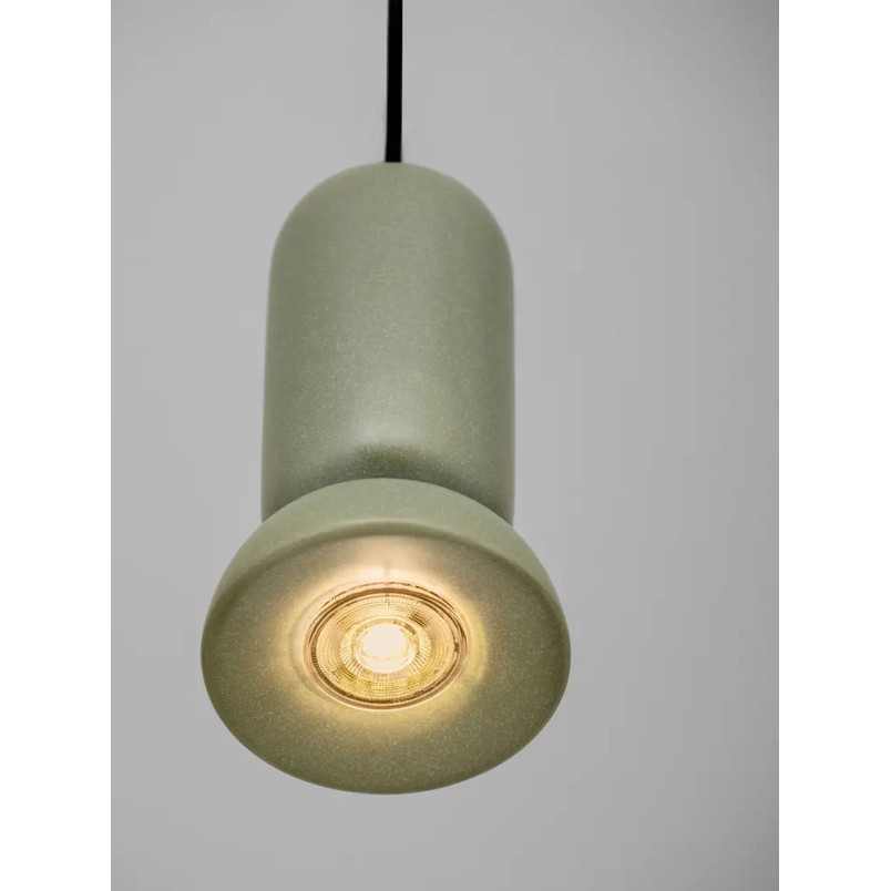 Lampa wisząca ceramiczna Arlo 11cm zielony