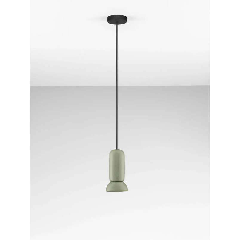 Lampa wisząca ceramiczna Arlo 11cm zielony