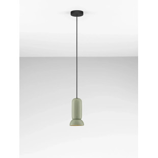 Lampa wisząca ceramiczna Arlo 11cm zielony