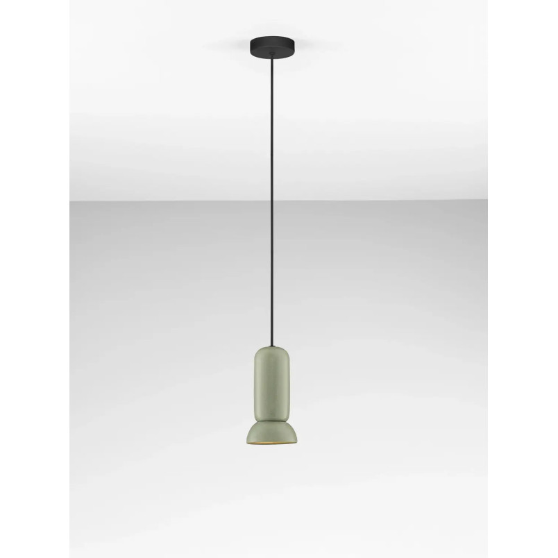 Lampa wisząca ceramiczna Arlo 11cm zielony