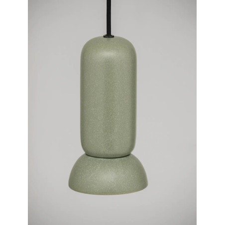 Lampa wisząca ceramiczna Arlo 11cm zielony